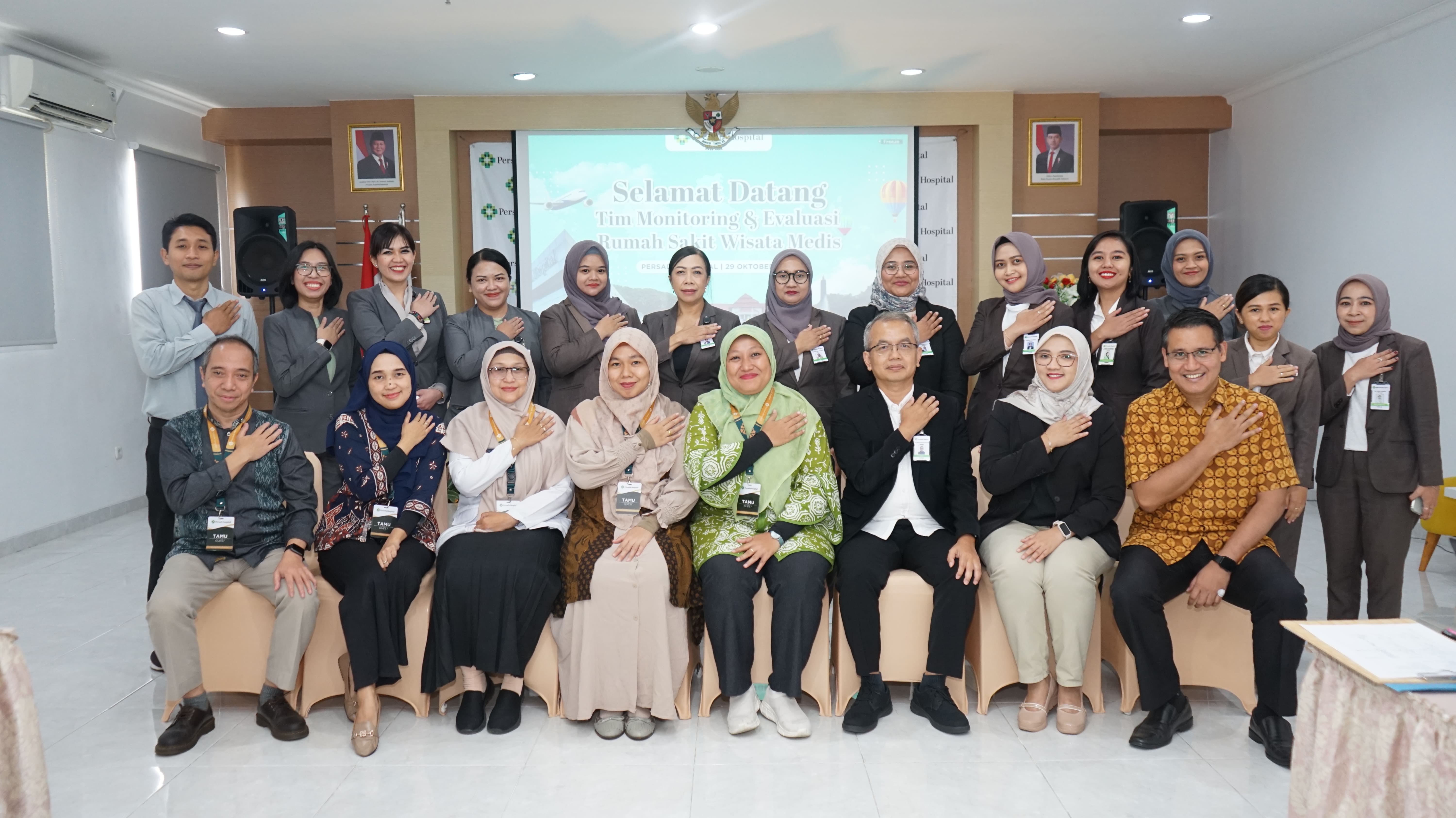 “Persada Hospital menyambut kunjungan Tim Monitoring dan Evaluasi Rumah Sakit Penyelenggara Wisata Medis”