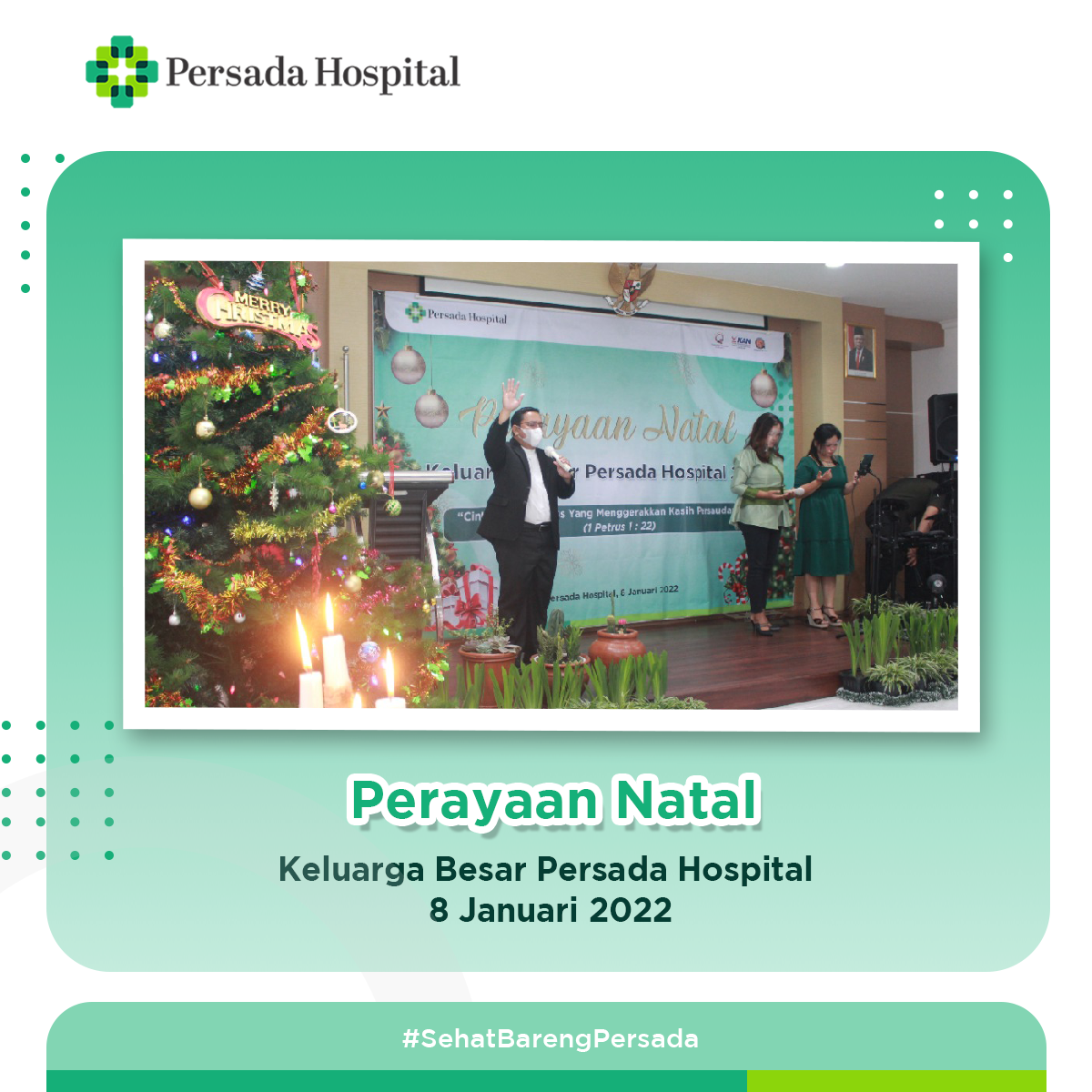 Perayaan Natal Keluarga Besar Persada Hospital
