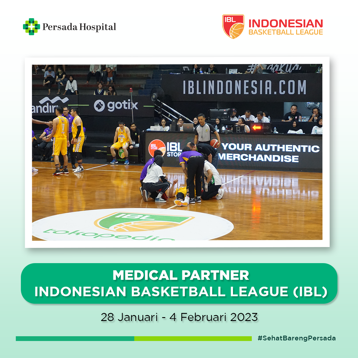 Official Medical Partner Indonesian Basketball League (IBL)