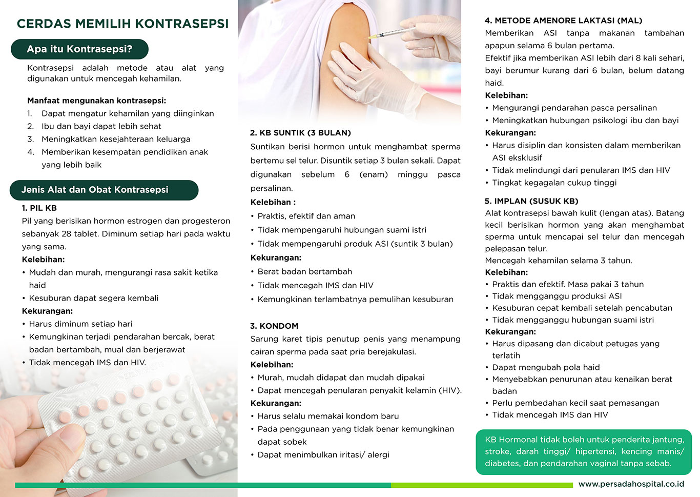 Cerdas Memilih Kontrasepsi