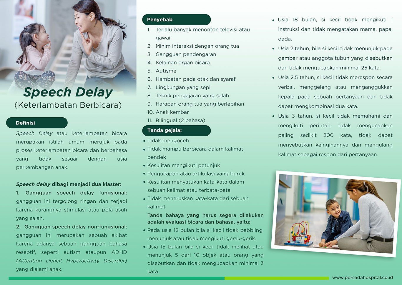 Speech Delay (Keterlambatan Berbicara)