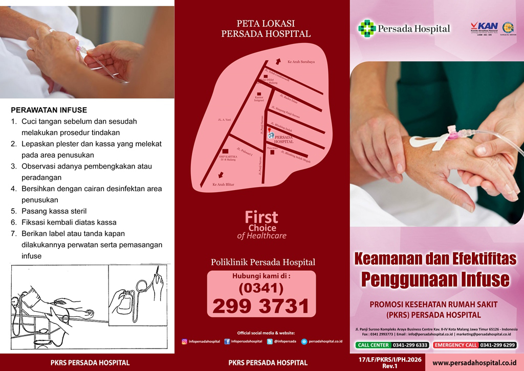Keamanan dan Efektifitas Penggunaan Infus