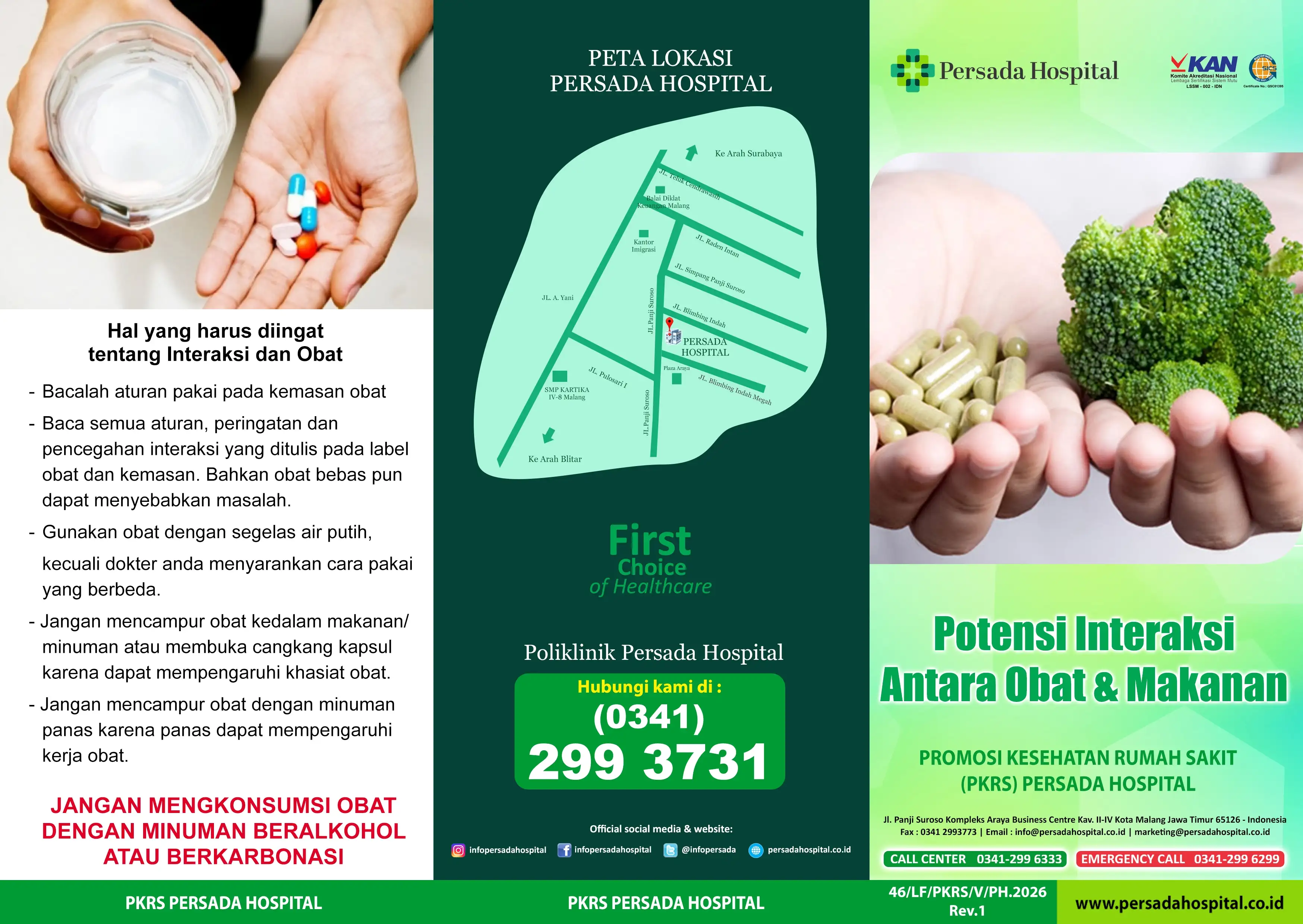 Potensi interaksi antara obat dan makanan