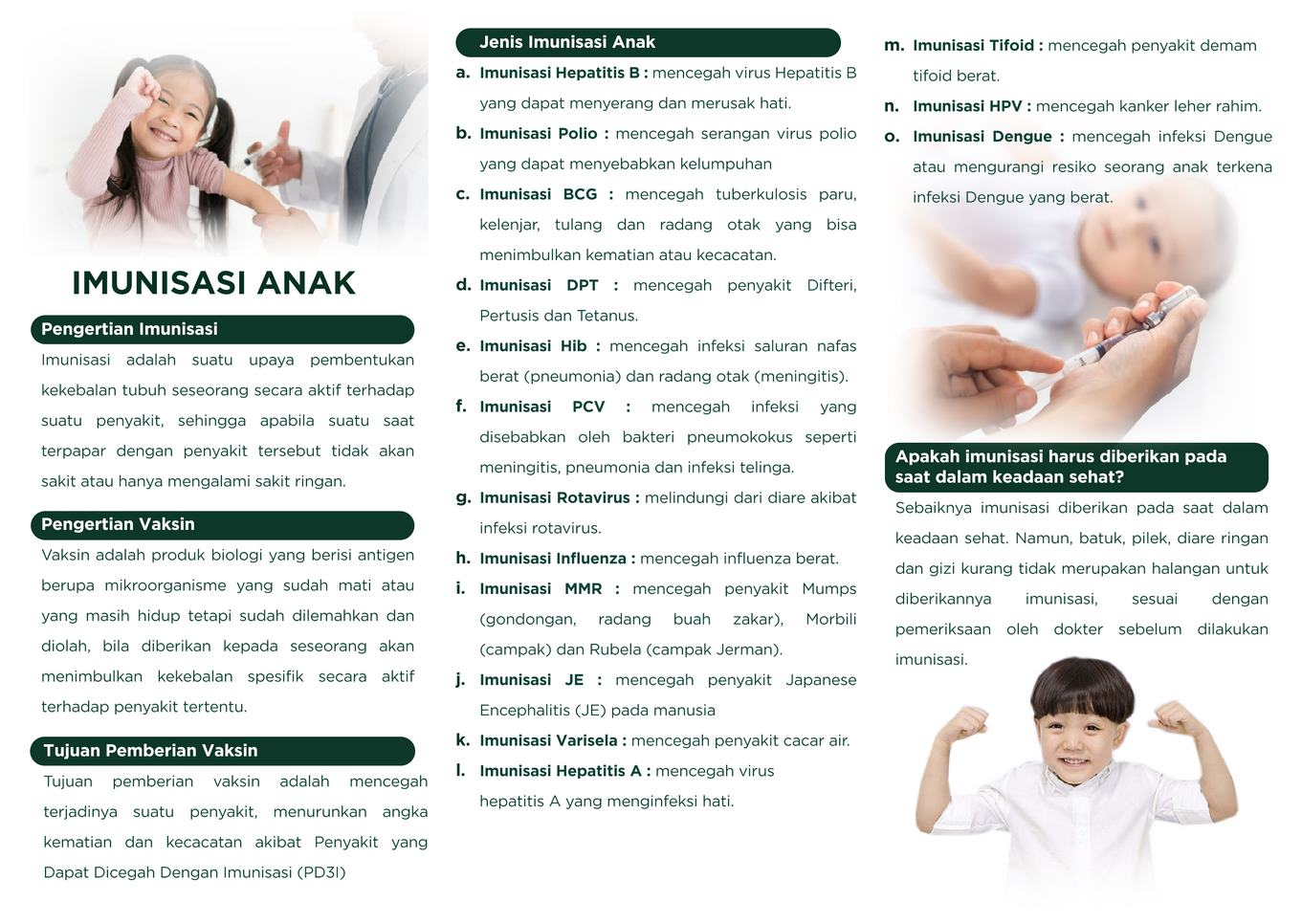 Imunisasi Anak (Vaksin)