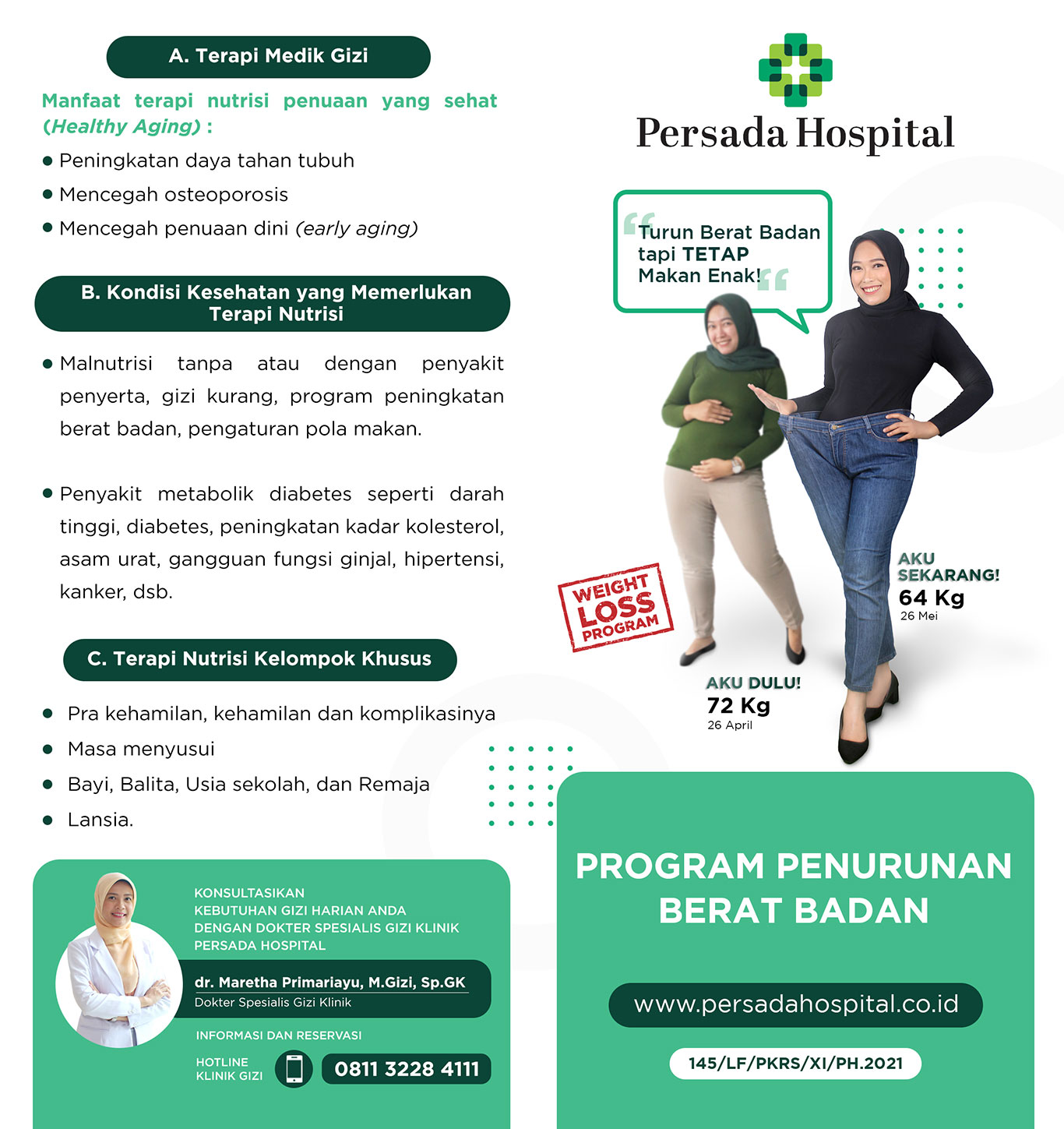 Program Penurunan Berat Badan (Weight Loss Program)