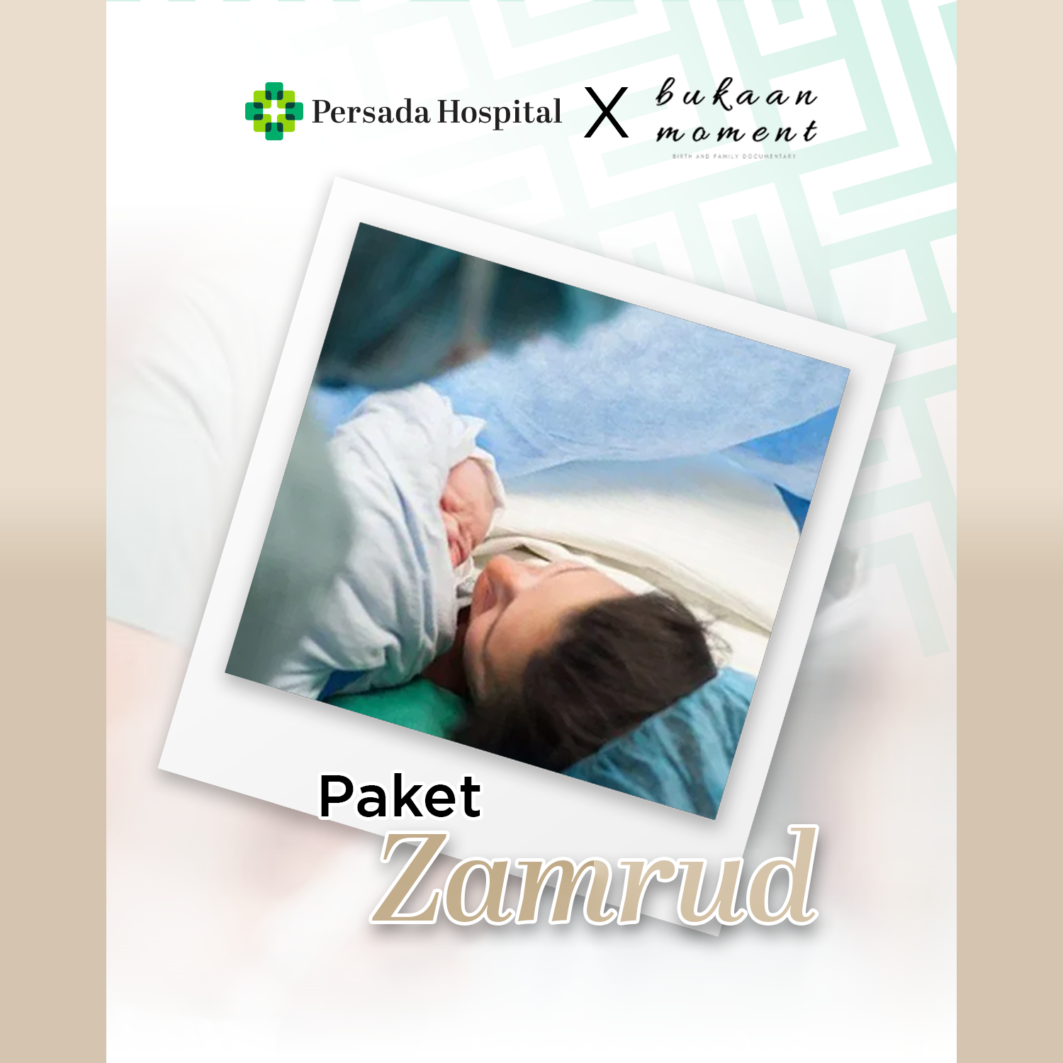 Paket Dokumentasi Persalinan Zamrud